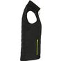 James&Nicholson Ladies´ Hybrid Vest black/neon_yellow