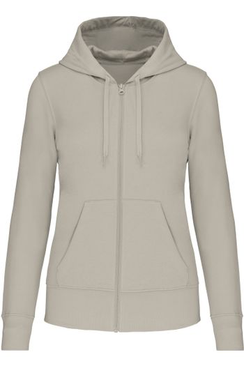 Image produit Sweat-shirt à capuche écoresponsable à fermeture zippée femme