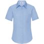 fruit of the loom Short Sleeve Poplin Shirt Lady-Fit mid_blue