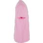 Build Your Brand Acid Washed Round Neck Tee Soft pink