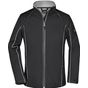 James&Nicholson Ladies´ Zip-Off Softshell Jacket black/silver