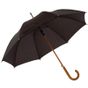 L-merch Automatic Umbrella With Wooden Handle Boogie black