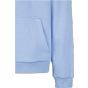 Build Your Brand Fluffy Zip Hoody Powder blue