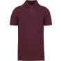 Kariban Polo piqué Bio180 homme wine