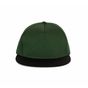 K-up Casquette snapback - 5 panneaux forest_green/black