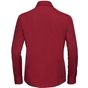 Russell Collection Ladies’ long sleeve classic polycotton poplin shirt classic_red