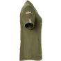 karlowsky Women's Short-Sleeve Chef Jacket Green Generation Sustainable GRS Moss green