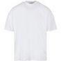 Build Your Brand Men´s Oversized Mock Neck Tee white