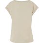 New Morning Studios Ladies regular extended shoulder tee sand