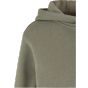 Build Your Brand Ladies Fluffy Hoody Pale olive