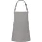 karlowsky Short bib apron basic with buckle and pocket basalt_grey