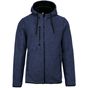 ProAct Veste capuche chinée homme navy_melange