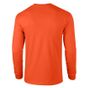 Gildan Adult T-Shirt Ultra-cotton Long Sleeve orange