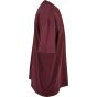 Build Your Brand Heavy Oversize Tee cherry