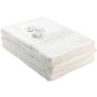 A&R Serviette pour les mains en bambou naturel White