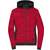 James&Nicholson Ladies´ Padded Hybrid Jacket red_melange/black