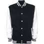 fdm Varsity Jacket black/white