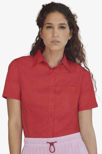 Image produit Short Sleeve Poplin Shirt Lady-Fit