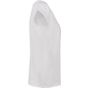 Build Your Brand Ladies Extended Shoulder Tee white