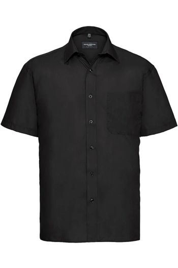 Image produit Chemise en Popeline Polyester/Coton classique manches courtes homme