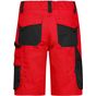 James&Nicholson Workwear Bermudas -STRONG- red/black