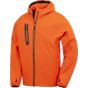 Result 3-layer recycled printable casual hooded softshell orange/navy