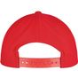 flexfit 5-Panel Premium Curved Visor Snapback Cap red