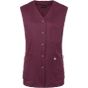 karlowsky Women's Sleeveless Medical Tunic Essential Aubergine