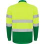 Roly Workwear Polaris L/S vert_jardin/jaune_fluo