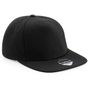 Beechfield Casquette snapback à visière plate originale black/black/black