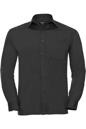Image produit Chemise en Popeline Polyester/Coton classique manches longues homme