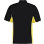 Kustom Kit Track Polo Shirt Black / Yellow