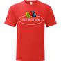 Fruit of the Loom Vintage Vintage T Large Logo Print red