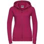 Russell Authentic Sweat Capuche Zippé Femme fuchsia