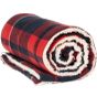 K-up Plaid sherpa red/navy_checked