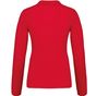 kariban Polo piqué manches longues femme  red