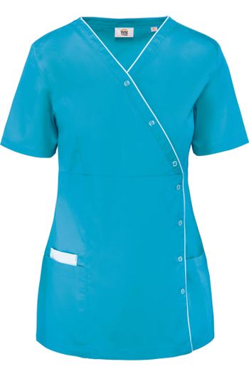 Image produit Blouse polycoton avec boutons-pression femme