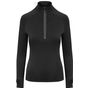 AWDis Just Cool Women's Cool Flex Long Half-Zip Top jet_black