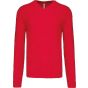 Kariban Pull col V homme red