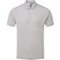 Premier Polo piqué Coolchecker pour homme silver