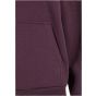 Build Your Brand Ladies Fluffy Hoody Plum purple