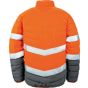 Result Soft padded safety jacket fluorescent_orange/grey