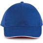 K-up Orlando - Casquette 6 panneaux royal_blue/white/red