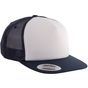 K-up Casquette Trucker classique - 5 panneaux white/navy