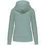 kariban Sweat-shirt à capuche écoresponsable à fermeture zippée femme sage