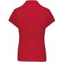 kariban Polo manches courtes femme red