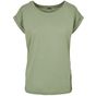 Build Your Brand Ladies Extended Shoulder Tee soft_salvia