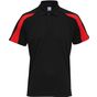 AWDis Just Cool Contrast cool polo jet_black/fire_red
