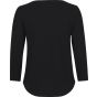 Neutral Ladies 3/4 Sleeve T-Shirt black