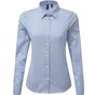 Premier Chemisier à carreaux à manches longues pour femme Maxton light_blue/white